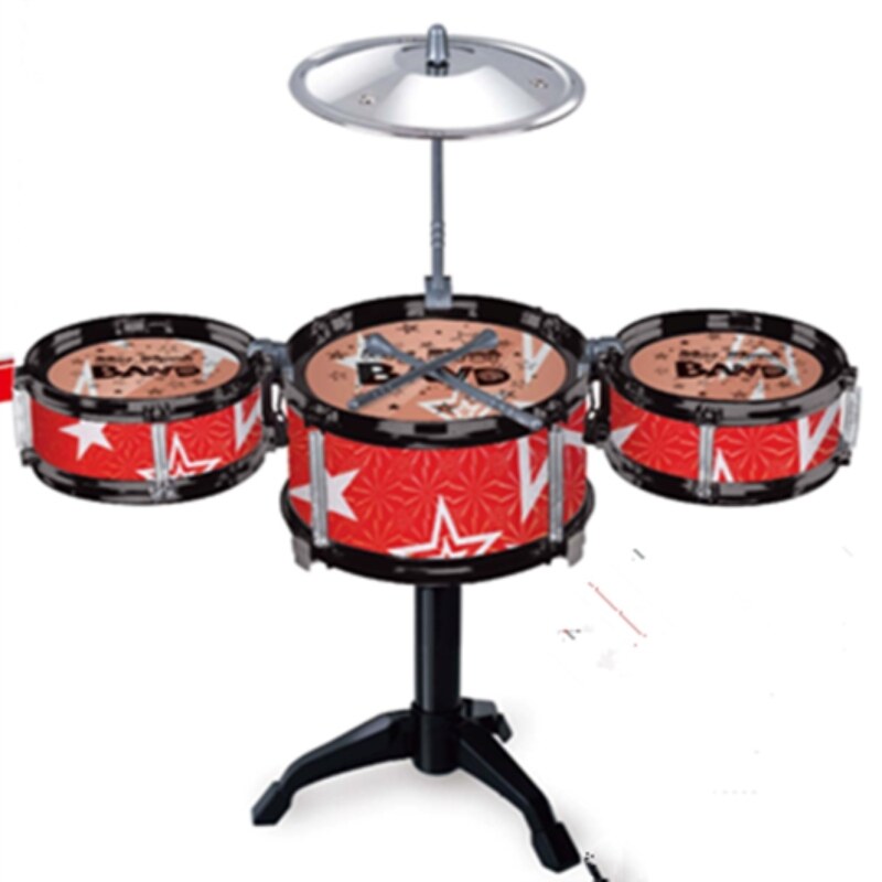 Trống Đồ Chơi Cho Trẻ Em, Trống Lớn Cho Người Mới Bắt Đầu, Trống Jazz, Nhạc Cụ Từ 1-3-6 Tuổi, Bộ Quà Tặng Trống