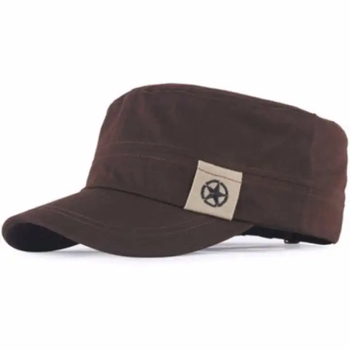flat top military hat