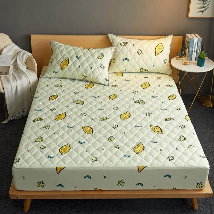 New Waterproof Mattress Protector Single Queen King Size Fitted Bedsheet Ready Stock Cadar