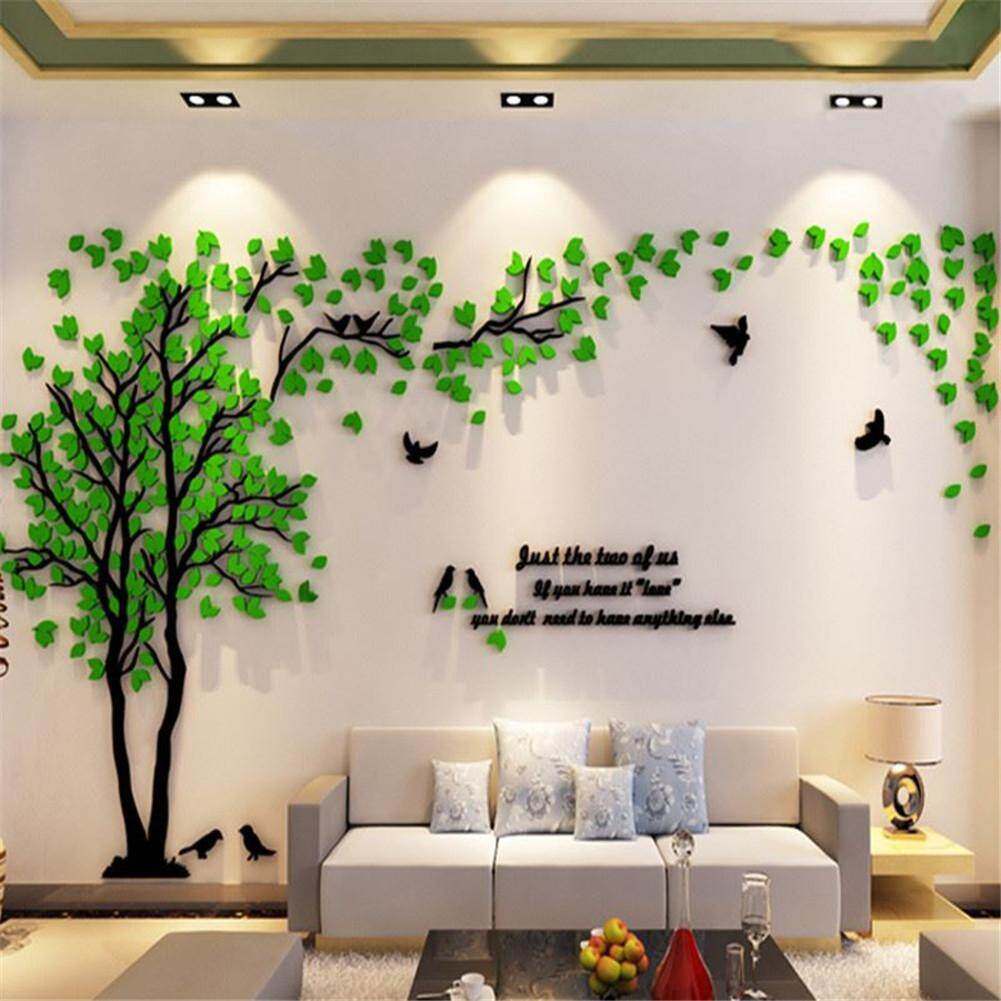 200*100 CM Cặp Đôi Cây Gương Dán Tường Pegatinas Paredes Decoracion DIY 3D Acrylic Autocollant Bức Tranh Tường Dán Muraux Sống phòng Decal