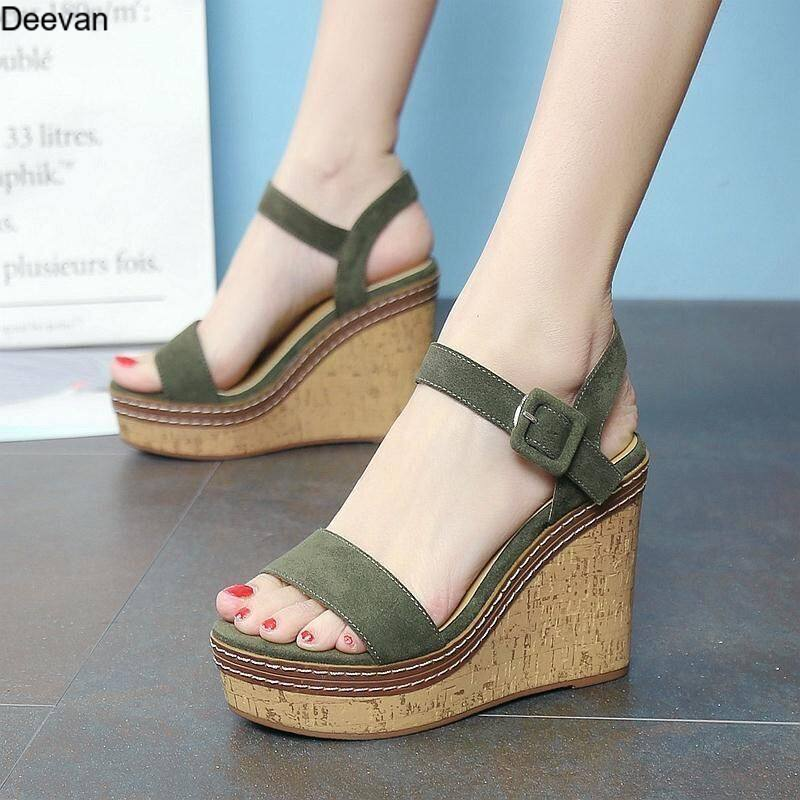 Deevan 1591774321 Dép đế xuồng dép đế xuồng sandal đế xuồng dép xuồng dép xinh cho nữ dép cao đế xuồng nhẹ dép đế xuồng cao 5 phân giày đế xuồng 7 phân dép xuồng nữ giày lười nữ hàn quốc dep đe xuong nữ cao 022107