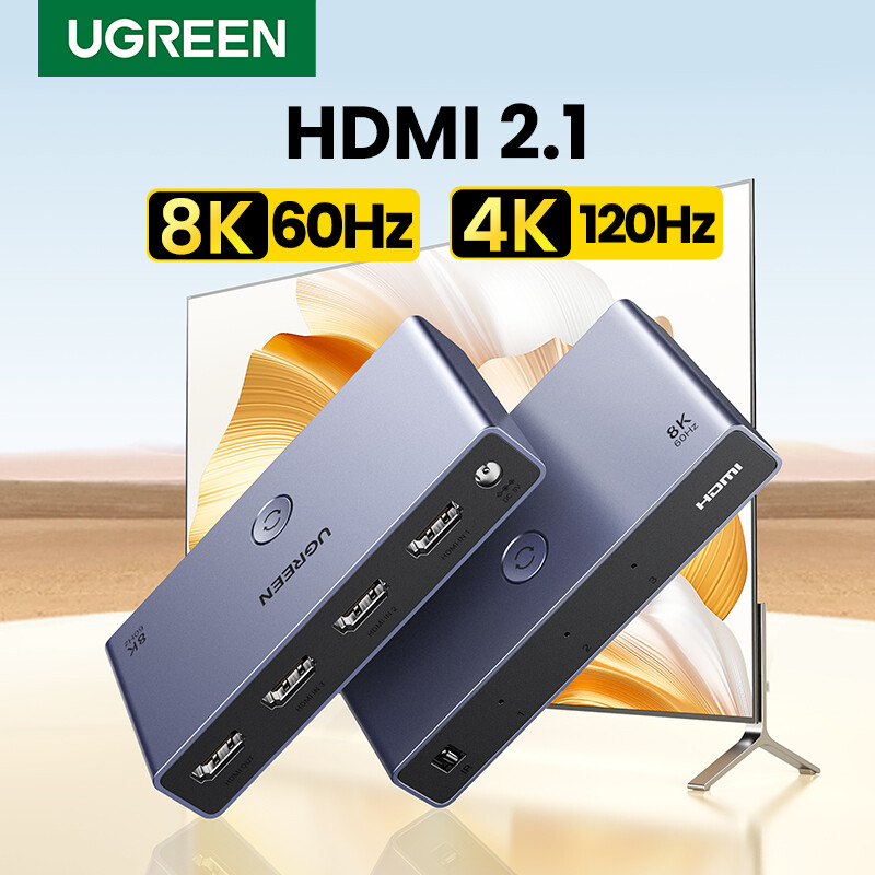 UGREEN HDMI 8K Switch in Out with Remote Control 8K