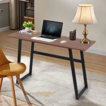 Modern Computer Desk Wood And Metal Writing Home Office Study Modern Computer Desk Wood And Metal