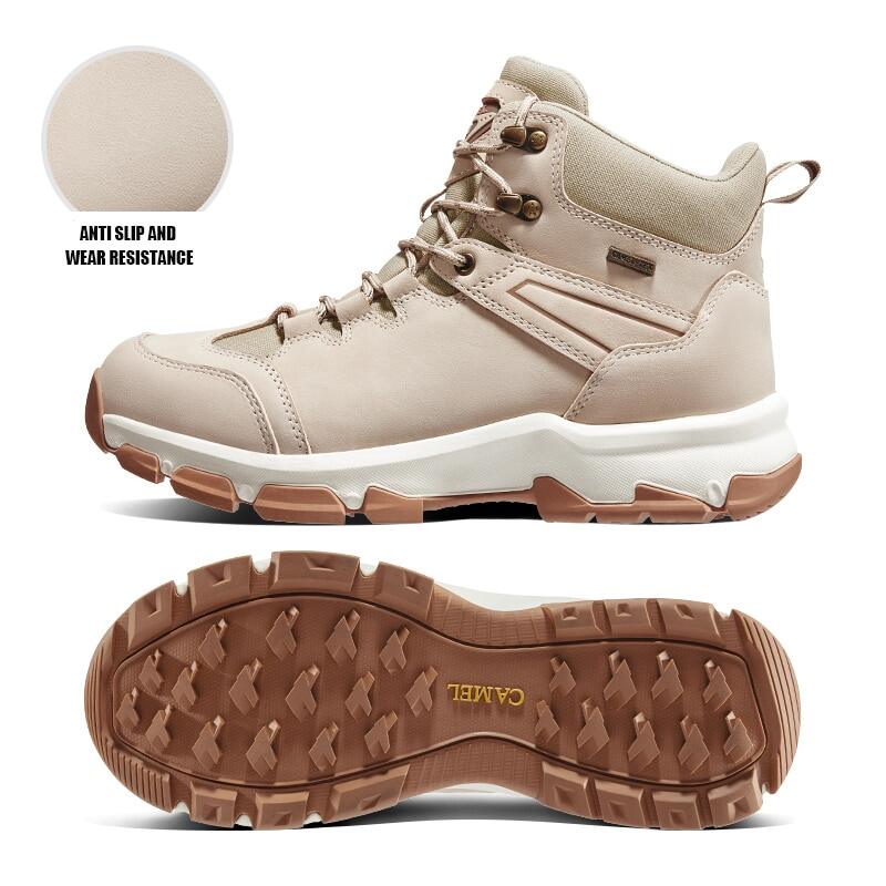 Camel Men's Waterproof Nonslip Hiking Shoes Hightop Hiking Boots
