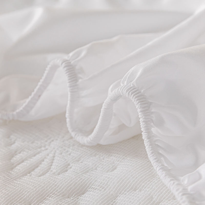 Vỏ Chống Nước Vỏ Bọc Nệm Màu Trơn Queen/King Size Bọc Nệm Giường Đơn Vỏ Chống Nước Tấm Ga Trải Giường 90X200Cm/120X200Cm/140X200Cm/150X200Cm/160X200Cm/180X200Cm/220X200Cm