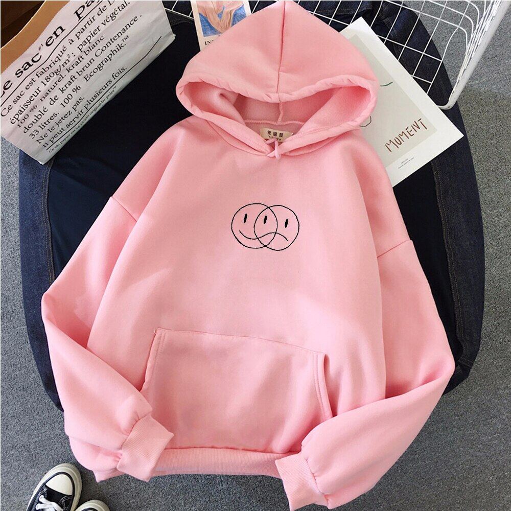 Sad face hoodie on sale