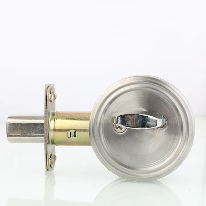 Door Knob Lockset With 3 Keys Privacy Handle Bedroom Bathroom
