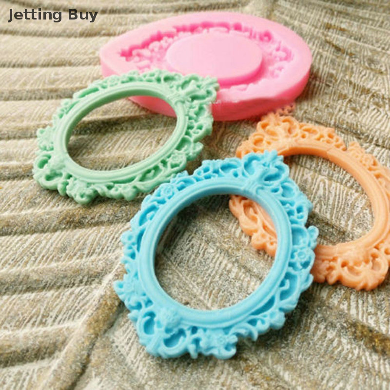 Flash Sale 3D Frame Silicone Fondant Mold Cake Decorating Chocolate Baking Mould Tools