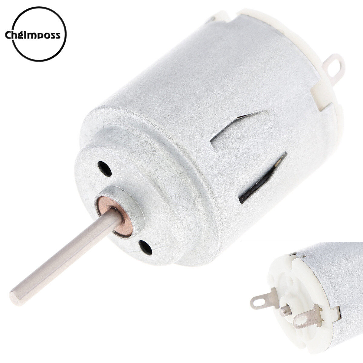 ChgImposs R140 3V DC Motor 14200rpm Round Gear Solar Fan Micro Motor for Electric Toothbrush DIY Toys