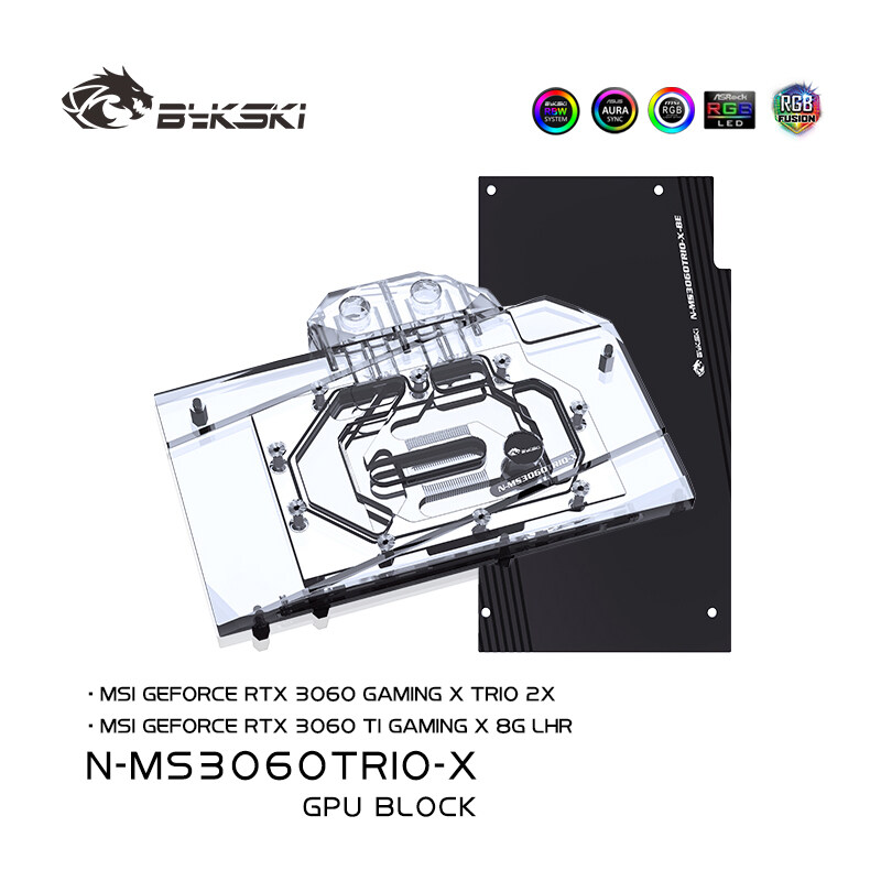 Bykski GPU Water Block For Inno3D / Galax / Gainward / AIC(Reference) –  FormulaMod