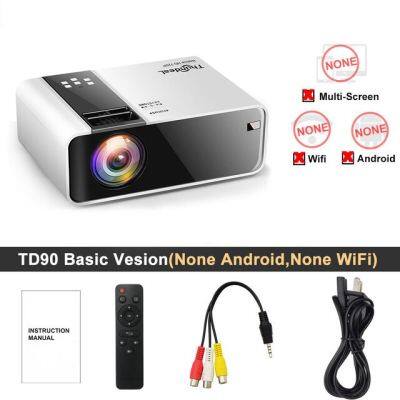 ดูภาพ โปรเจคเตอร์มินิเอชดี TD90พื้นเมือง1280X720P LED โปรเจ็คเตอร์แอนดรอยด์วายฟายภาพยนตร์วิดีโอบ้าน3D สมาร์ทเกม Proyector <br/>เพิ่มเติม โปรเจคเตอร์มินิเอชดี TD90พื้นเมือง1280X720P LED โปรเจ็คเตอร์แอนดรอยด์วายฟายภาพยนตร์วิดีโอบ้าน3D สมาร์ทเกม Proyector