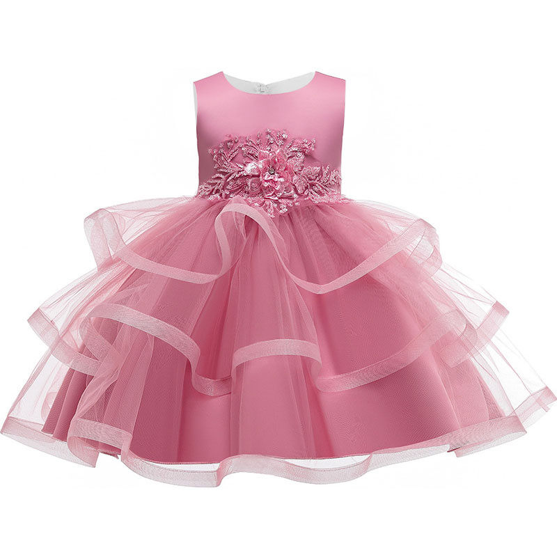 MQATZ Summer Flower Girls Dress Kids Wedding Dresses For Children ...