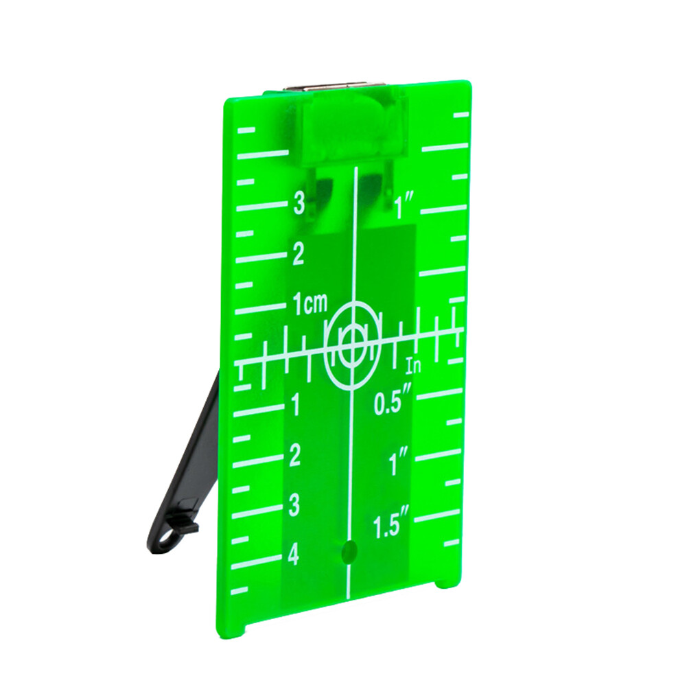 Vertical/Horizontal Laser Level Target Card Red/Green Line Beam Plate Tool