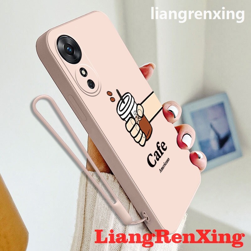 ốp lưng Vỏ bọc mềm OPPO A17 OPPO A17K 5G 2022 vỏ điện thoại bảo vệ Silicone lỏng vỏ Cản Sốc chống sốc mịn thiết kế mới ytsnkf02 đẹp viền vuông cute