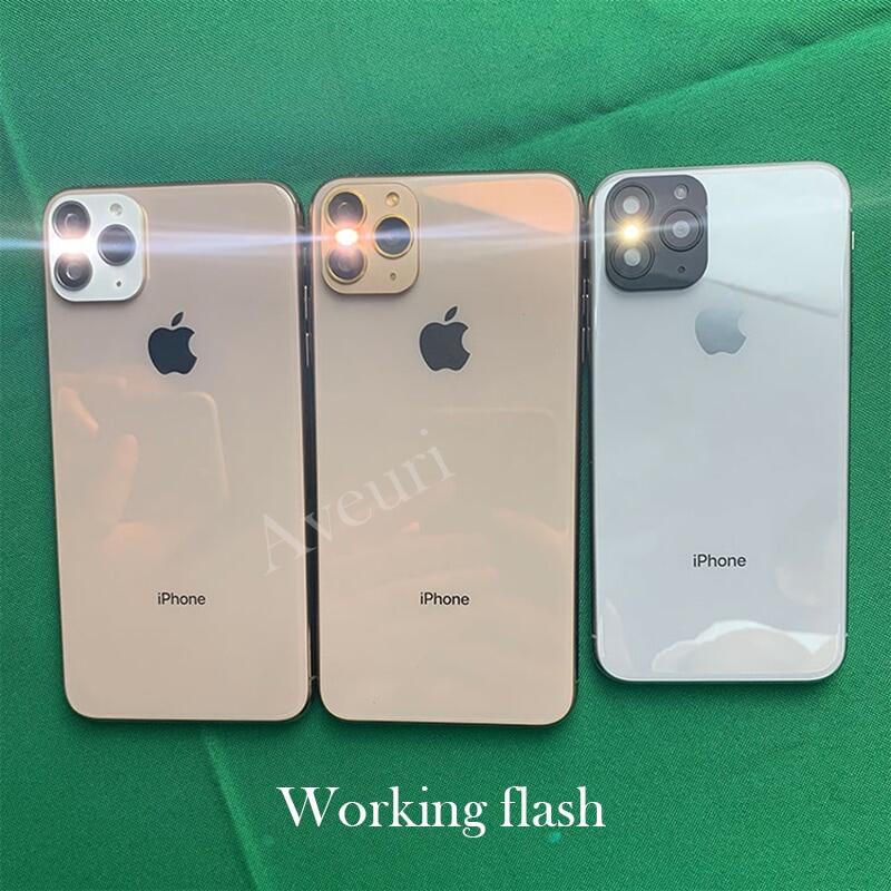 Sang Trọng 5TH Thế Hệ Miếng Dán Ống Kính Máy Ảnh Giây Thay Đổi Cho Iphone 11 Pro Max Kính Bảo Vệ Cho iPhone X XS max Miếng Dán Camera Giả