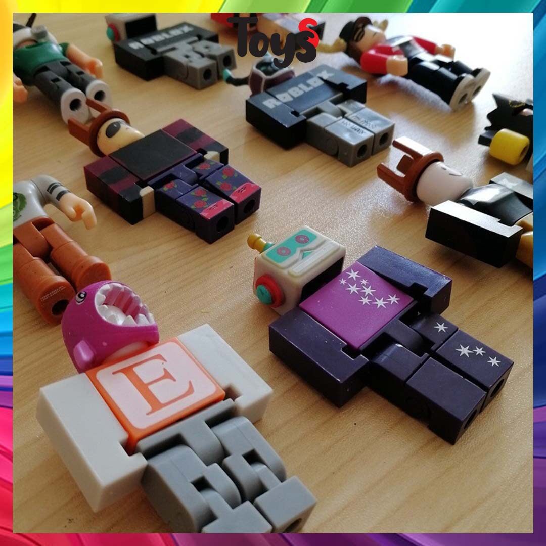 Mundo Virtual roblox Merchandise Toy Doll Building Block Minecraft Bloco De  Construção De Brinquedos Para Crianças 7cm