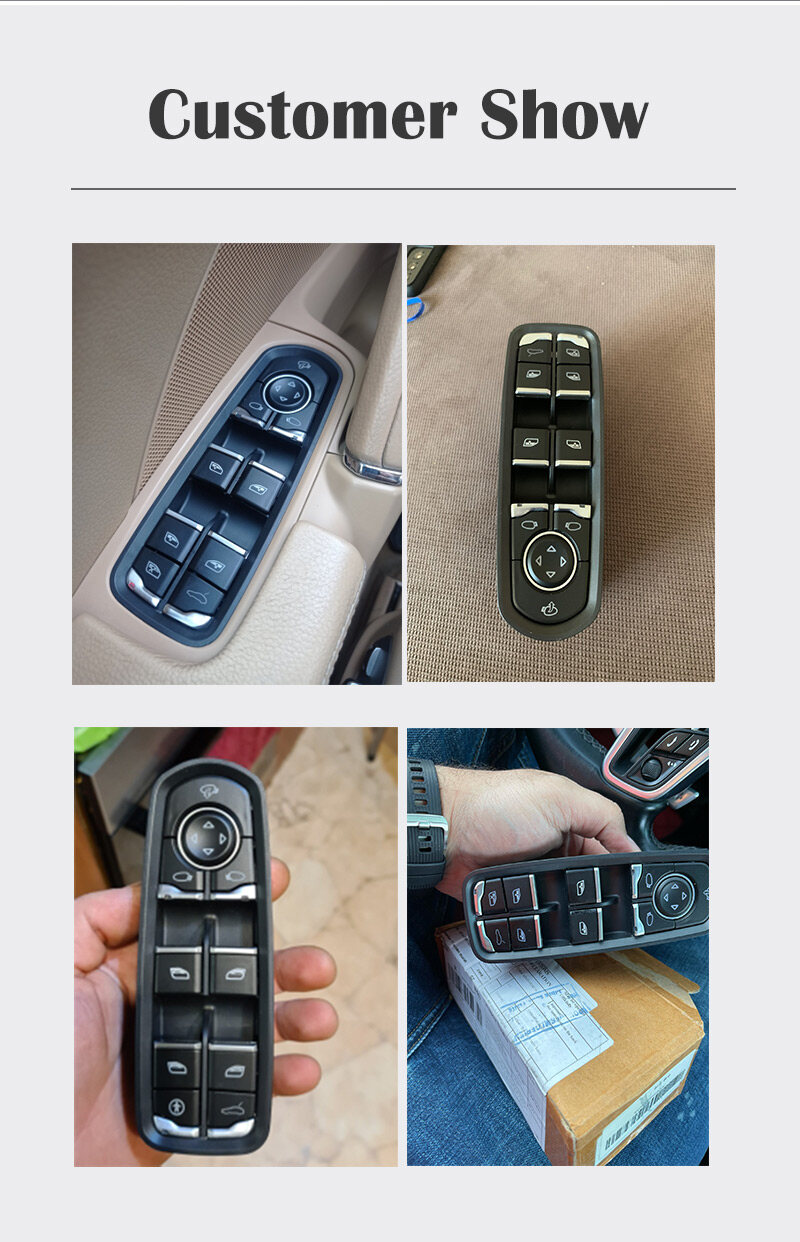 7pp959858aedml 7pp959858rdml 7pp959858mdml window switch power left front for Porsche Cayenne Macan Panamera 2011-2017