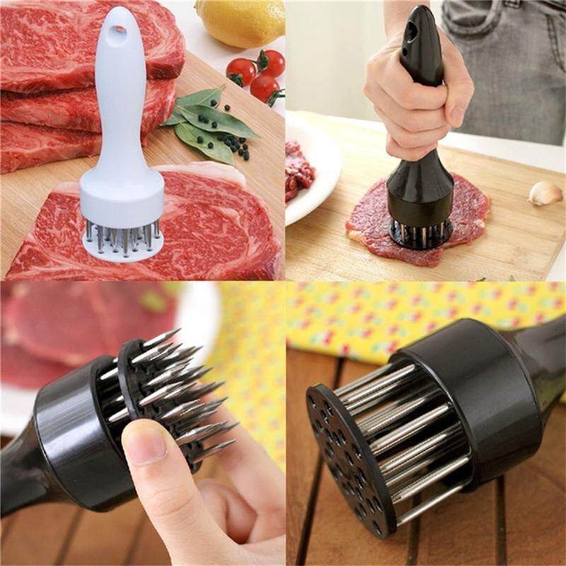 Stainless Steel Meat Tenderizer Needle With 21 Needles For Home Use, Cut Ribs With Punctured Holes Kitchen Gadgets Tools