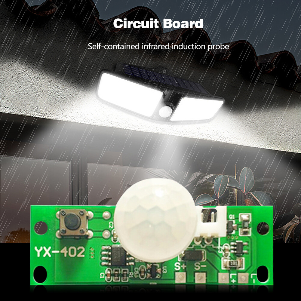 3.7V Solar Lamp Circuit Board Control Sensor Module Infrared Panel Controller Accessory