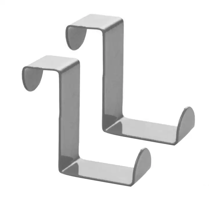 2pcs Over Door Hooks Stainless Steel Cabinet Drawer Hanging Stainless Steel Cabinet Drawer Hanging