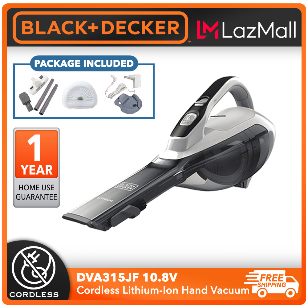 BLACK & DECKER DVA315JF Cordless Lithium Ion Hand Vacuum 10.8V Lazada