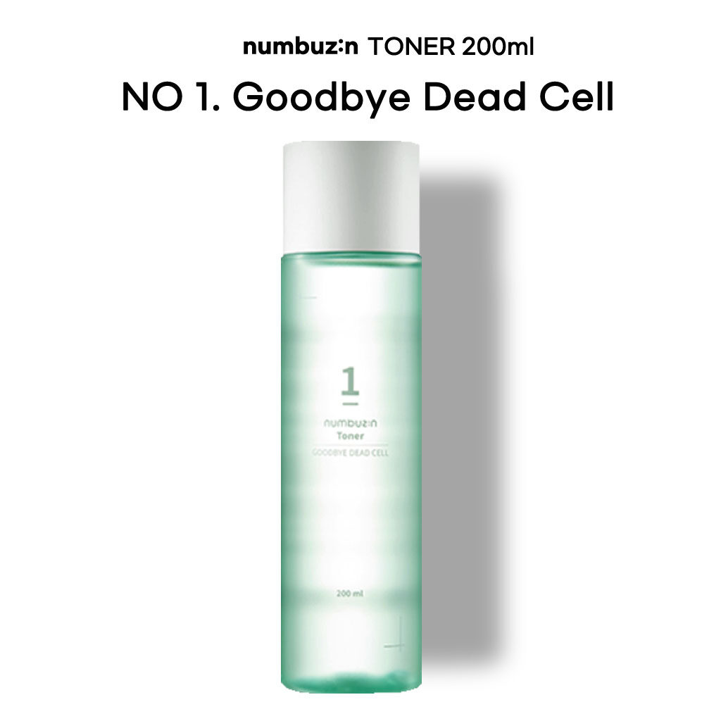 numbuzin】Skin Toner 200ml-No.1 Goodbye Deadcell/No.2