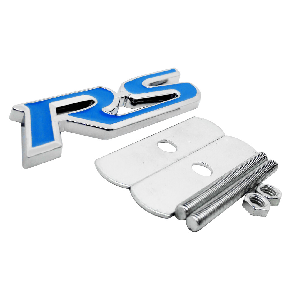 1ชิ้นรถภายนอกกระจังหน้าสติ๊กเกอร์สัญลักษณ์รูปลอกตรา Auo อุปกรณ์เสริม RS ...