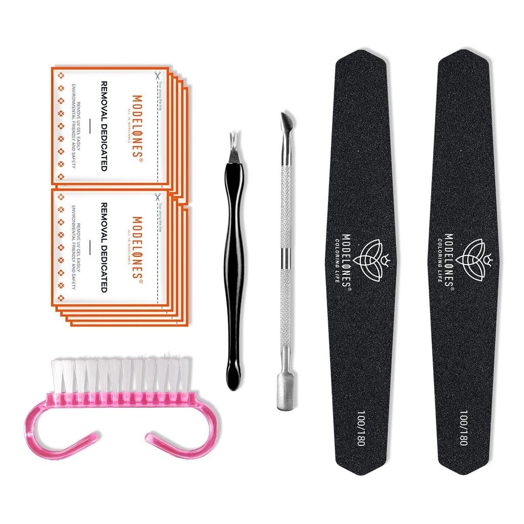 Modelones Nail Starter Tools Kit Nail Tip Quick Builder Gel Nail Extension Starter Kit 6pcs