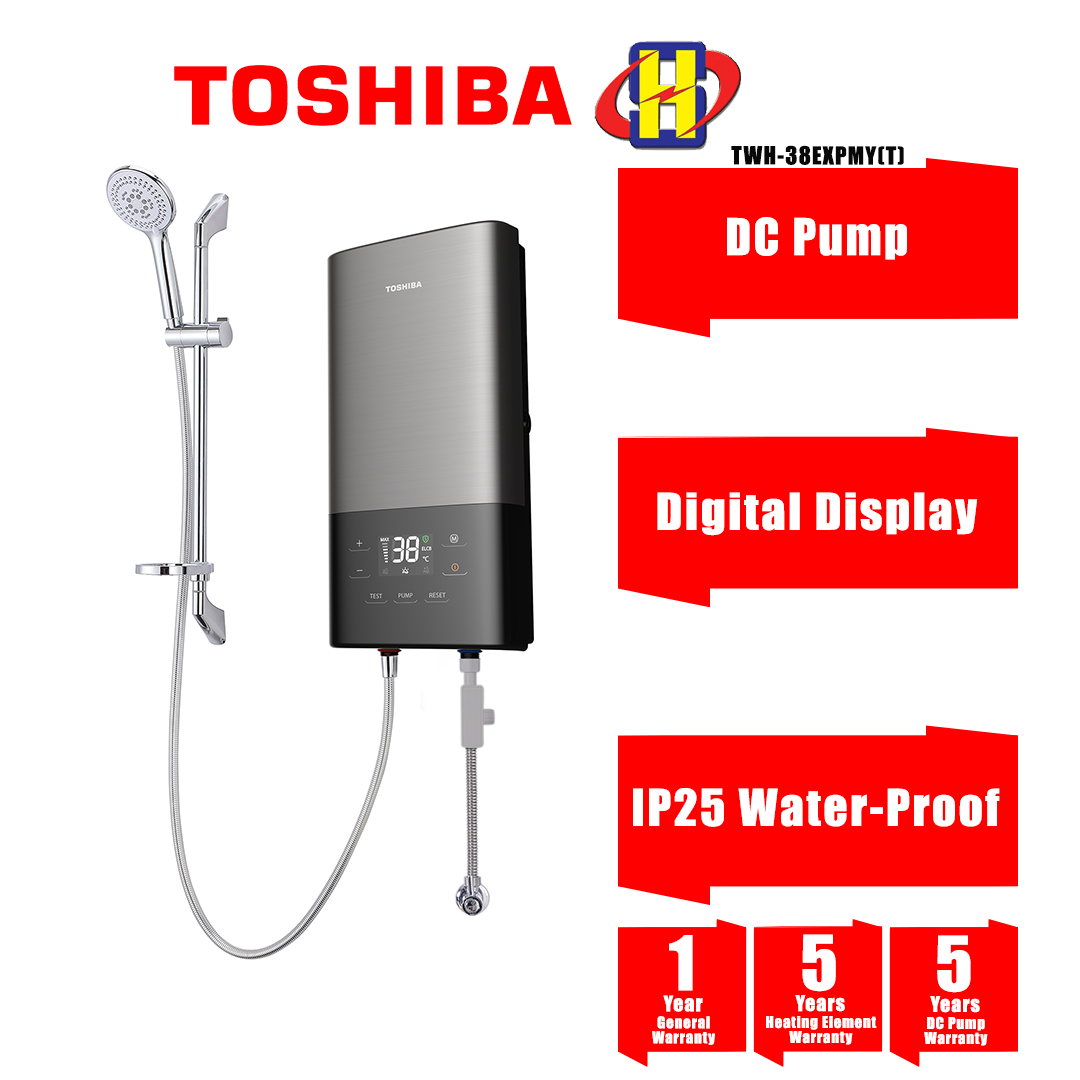 Toshiba Instant Water Heater (DC Pump) Digital Display Water Heater TWH