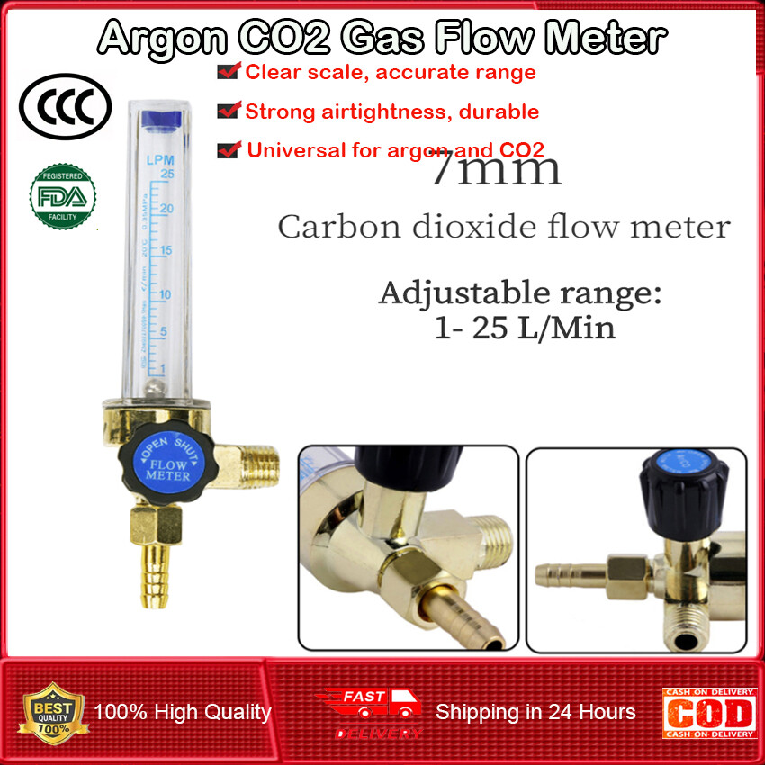 Máy Hàn Đồng Hồ Đo Lưu Lượng Khí Argon CO2, Lưu Lượng Kế Bảo Vệ Lưu Lượng Khí