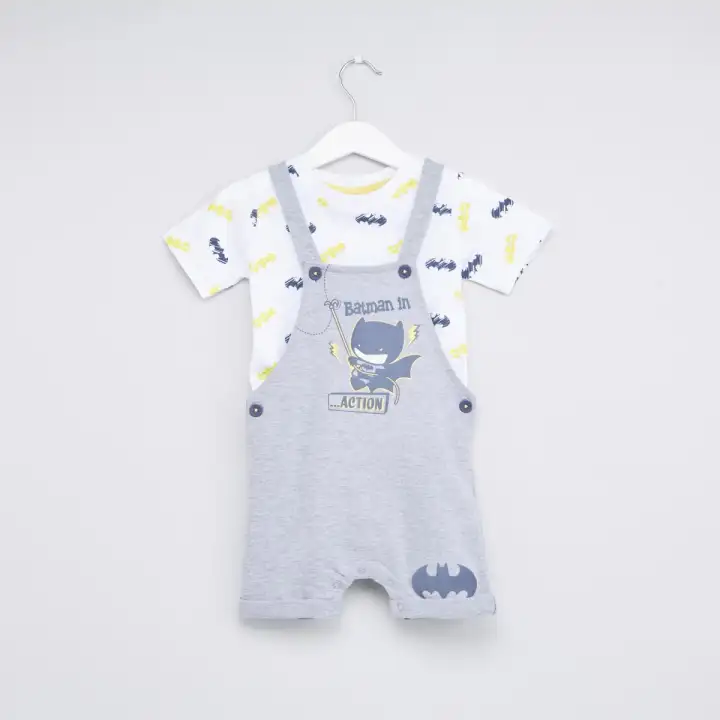 dungaree dress in max