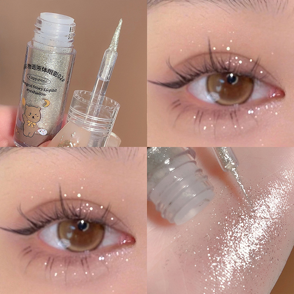 Liquid Eye Shadow Pearlescent Sequins Eyeshadow Lying Silkworm Diamond Glitter Waterproof Eye Makeup Cosmetics