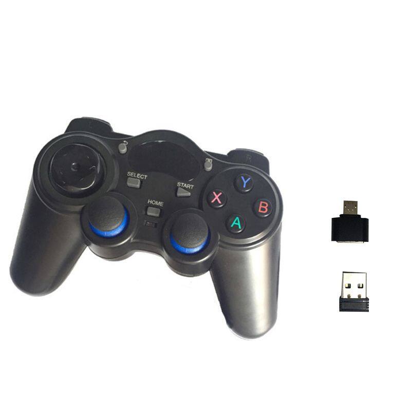2.4G Wireless Game Controller Joystick Gamepad with Mobile OTG Converter Adapter For Smart TV Box PC Computer Controller