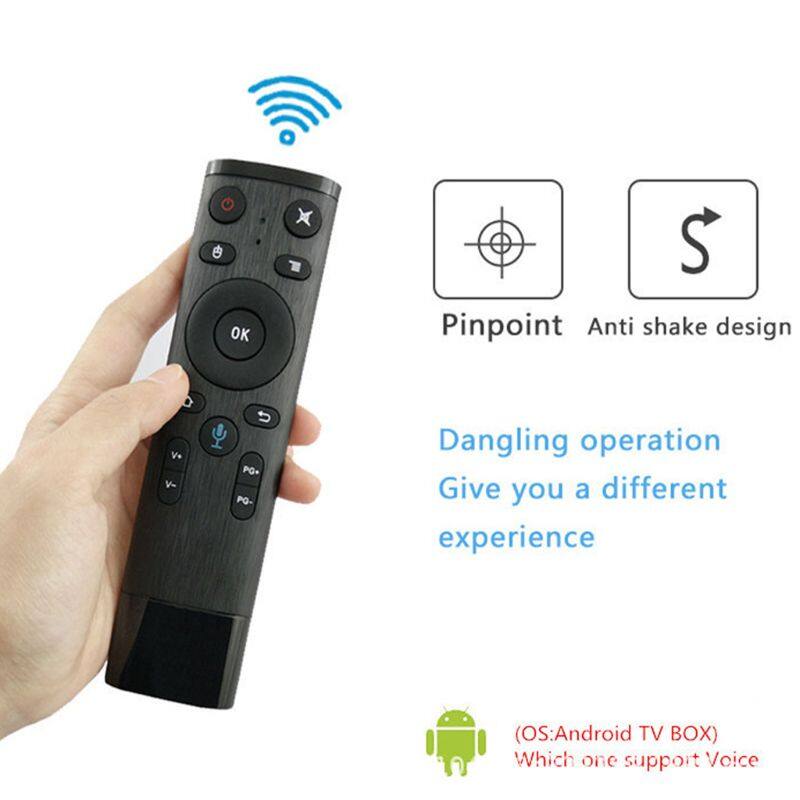 Dành Cho Smart TV Android Box Q5 2.4G Không Dây IPTV Giọng Nói Điều Khiển Từ Xa Chuột Có Đầu Thu USB