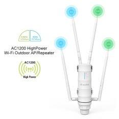 Wavlink AC1200/600/300 công suất cao wifi ngoài trời Bộ định tuyến/Bộ khuếch tán sóng Wi-Fi không dây AP Wifi Kép dand 2.4G/5G Ăng-Ten tăng sóng PoE EU