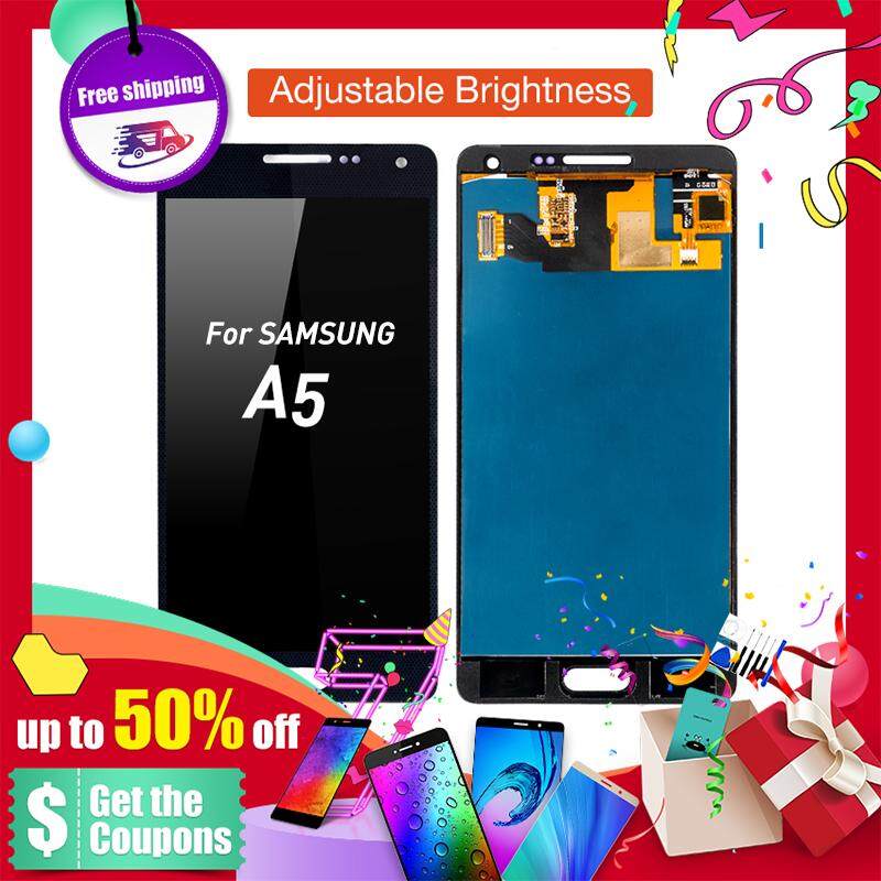TFT Layar LCD Rakitan untuk Samsung Galaxy A5 2015 A500 A500F A500FU A500M A500Y A500FQ Pengganti Layar LCD