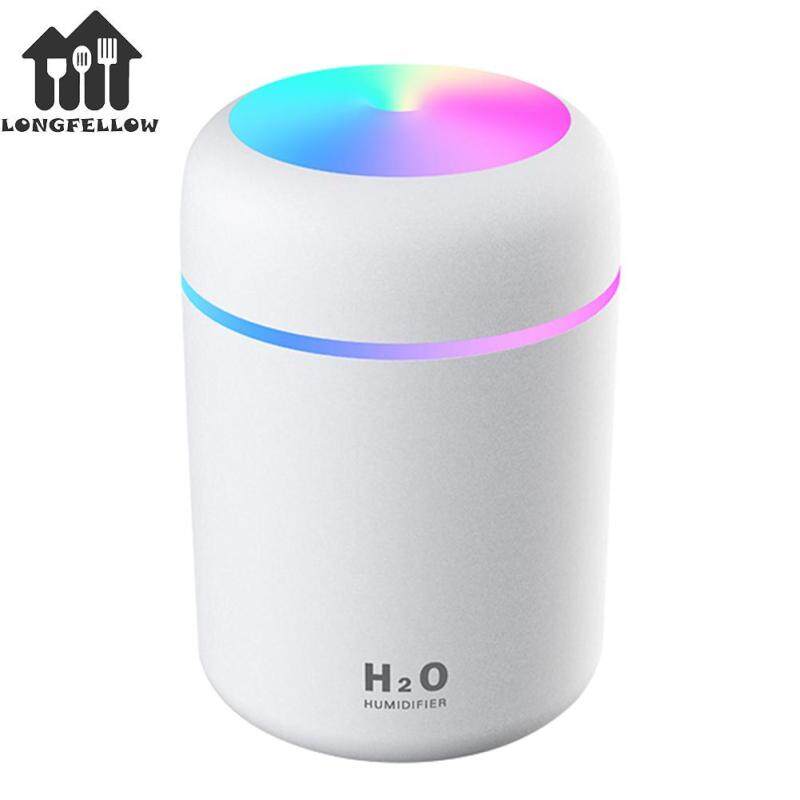 USB Aroma Oil Diffuser Electric Ultrasonic Mist Humidifier Bactericidal w/Colorful Light Home Supply Singapore