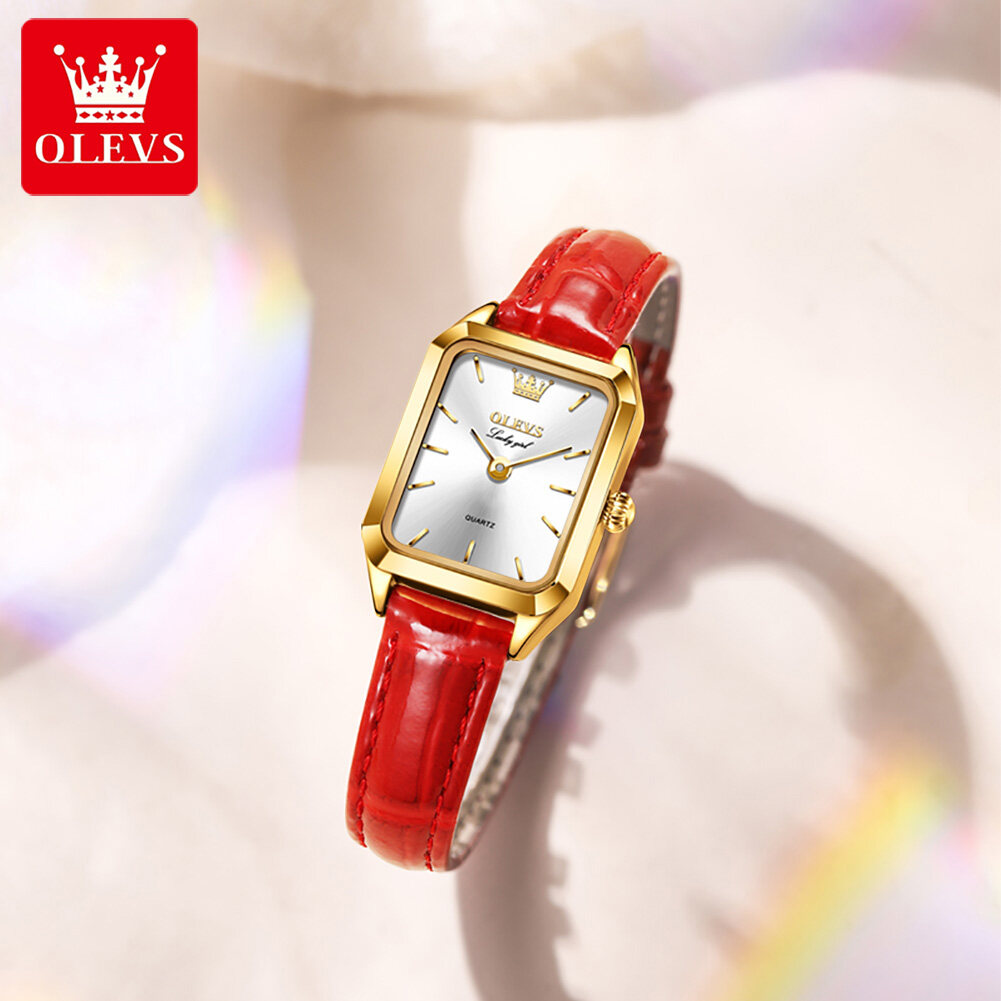 OLEVS Brand Watch for Women Original Hot Selling Square Quartz