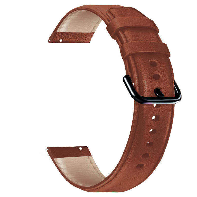20mm Colorful Leather Straps For Samsung Galaxy Watch Active 2 40mm 44mm/Active Band Smart Wristband Bracelet For Galaxy Watch 3 41mm