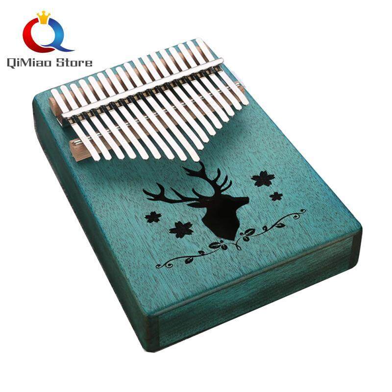17 Key Kalimba Single Board Mahogany Thumb Piano Mbira Keyboard Instrument Tool Malaysia
