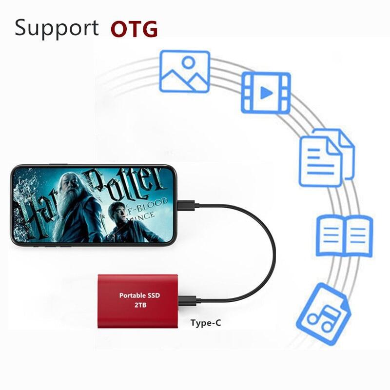 Ổ Cứng Thể Rắn Di Động Tốc Độ Cao Di Động Ổ Cứng Di Động SSD 128TB 16TB 64TB Bộ Lưu Trữ Ngoài Dành Cho Máy Tính Xách Tay