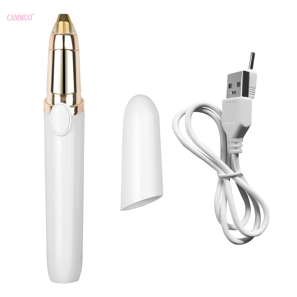 Cammuo Electric Eyebrow Hair Remover Brows Painless Trimmer Shaver Safety Eyebrow Shaver