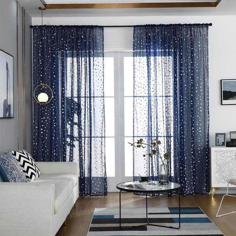 Rèm Cửa Sheer Rèm Cửa Sổ Voile Rèm Cho Phòng Khách Và Phòng Ngủ