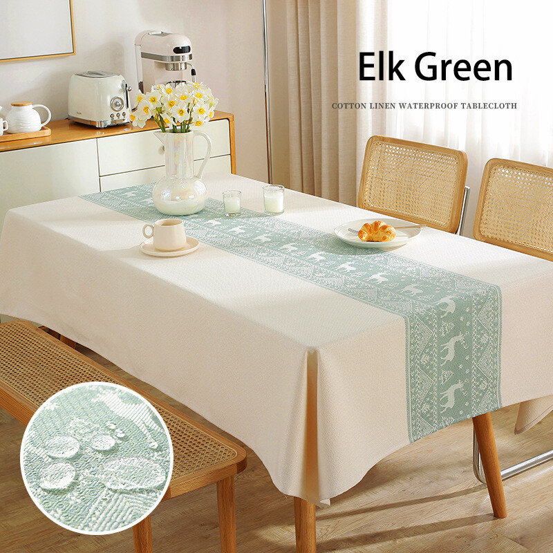 Household Modern Tablecloths Living Room Table Decoration Rectangular Waterproof And Oil-proof Tablecloth Manteles