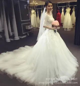 New One Shoulder Wedding Dresses Simple Off White Sequined Cheap