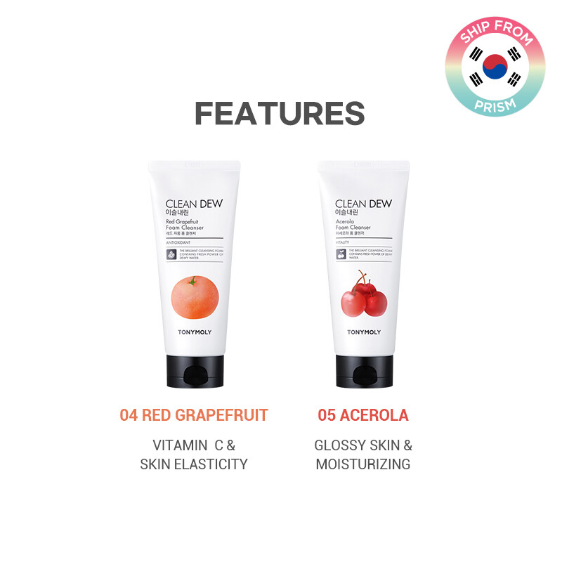 TONYMOLY Clean Dew Foam Cleanser from PRISM
