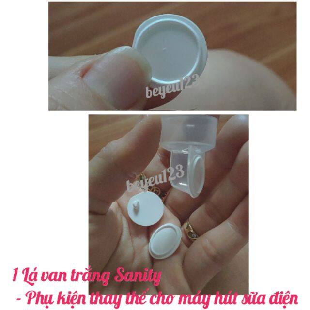 1 Lá van trắng Sanity - Phụ kiện thay thế cho máy hút sữa điện đơn và đôi
