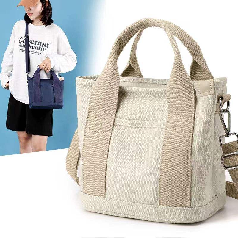 Japanese Canvas Tote Bag Crossbody Bag For Women Commuter s Sling Bag Handbag Small New women s bag multi compartment canvas bag Lunch Bag Lazada PH