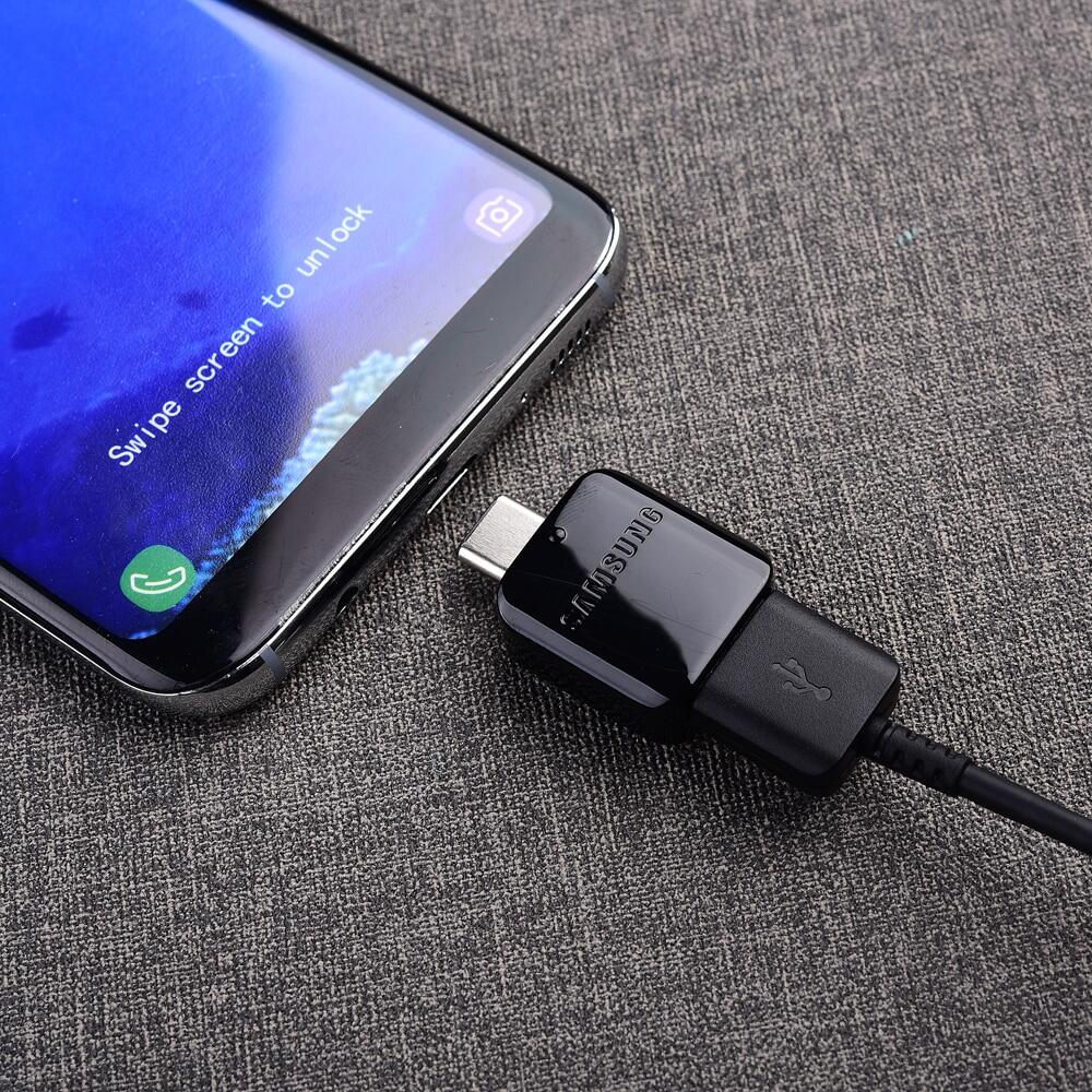 Samsung Type C To USB OTG Adapter Usb-A Data Transfer Connector For Galaxy S22 Note 20 Adaptador Tab S7 S6 Converter