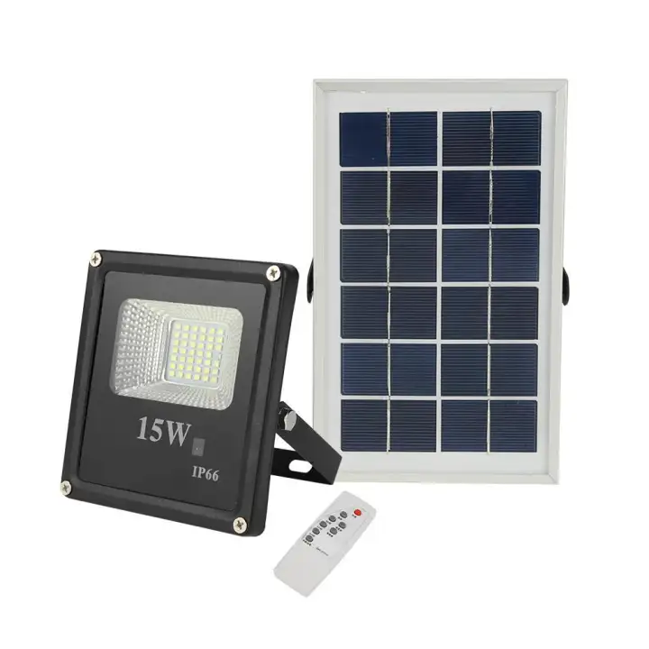 41led Floodlight 15w Solar Wall Lights Outdoor Spotlight Garden